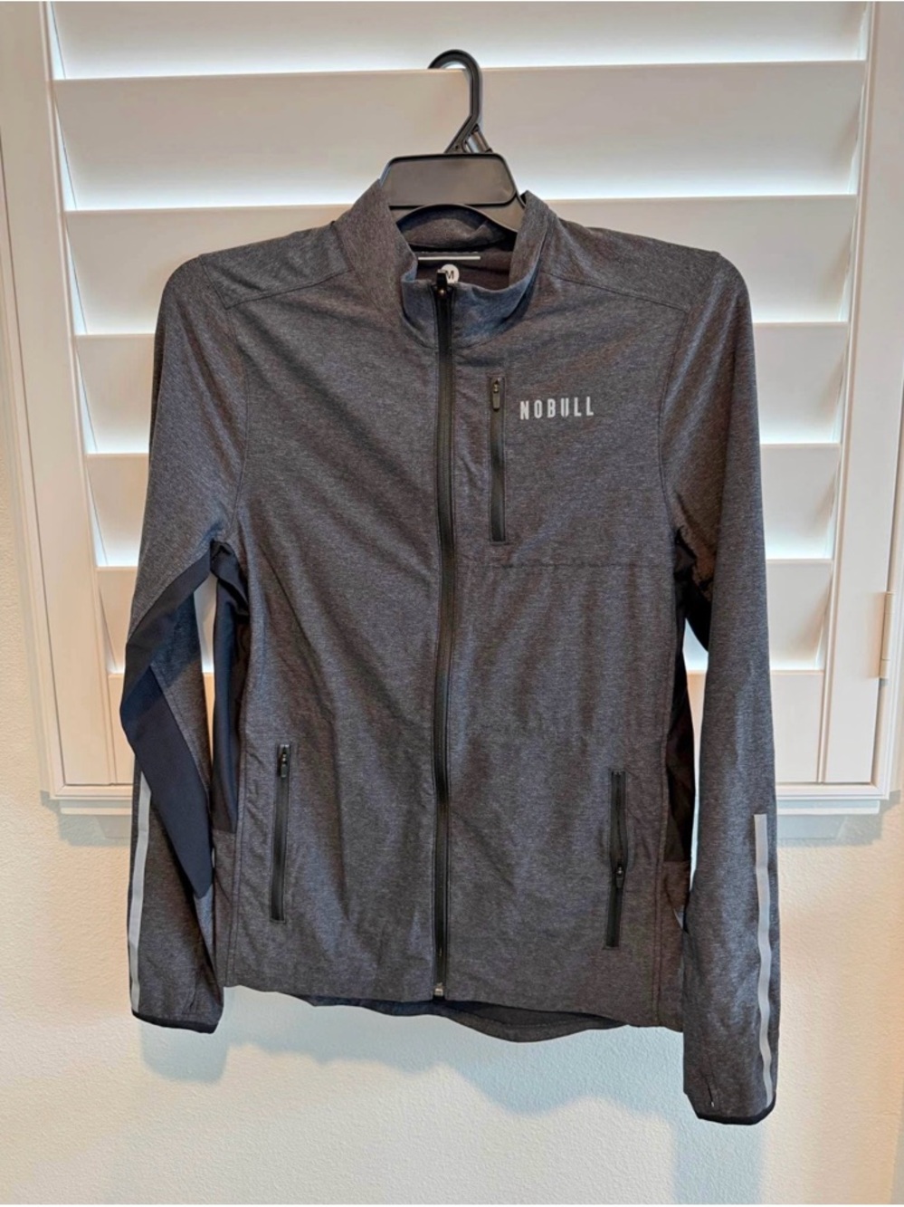 NOBULL Woman’s Full-Zip Performance Jacket - Charcoal Gray